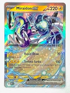 Miraidon ex 079/197 Double Rare - Obsidian Flames - Pokemon Single Card