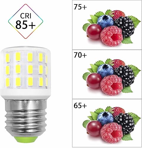 Miniatura 8 de Bombilla LED de repuesto para refrigerador CA 100-265V 3.5W KEI D34L E26 40W lámpara equivalente halógena luz blanca 6000K 600Lm 4W Electrodoméstico