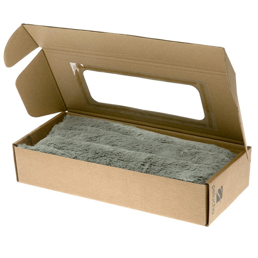Pelucho - Bouillotte Tour de Cou - Bien-Être, Chaleur et Douceur - Bouillotte Sèche Micro-Ondable - Grains de Blé et Fleurs de Lavande - Fabriquée en France