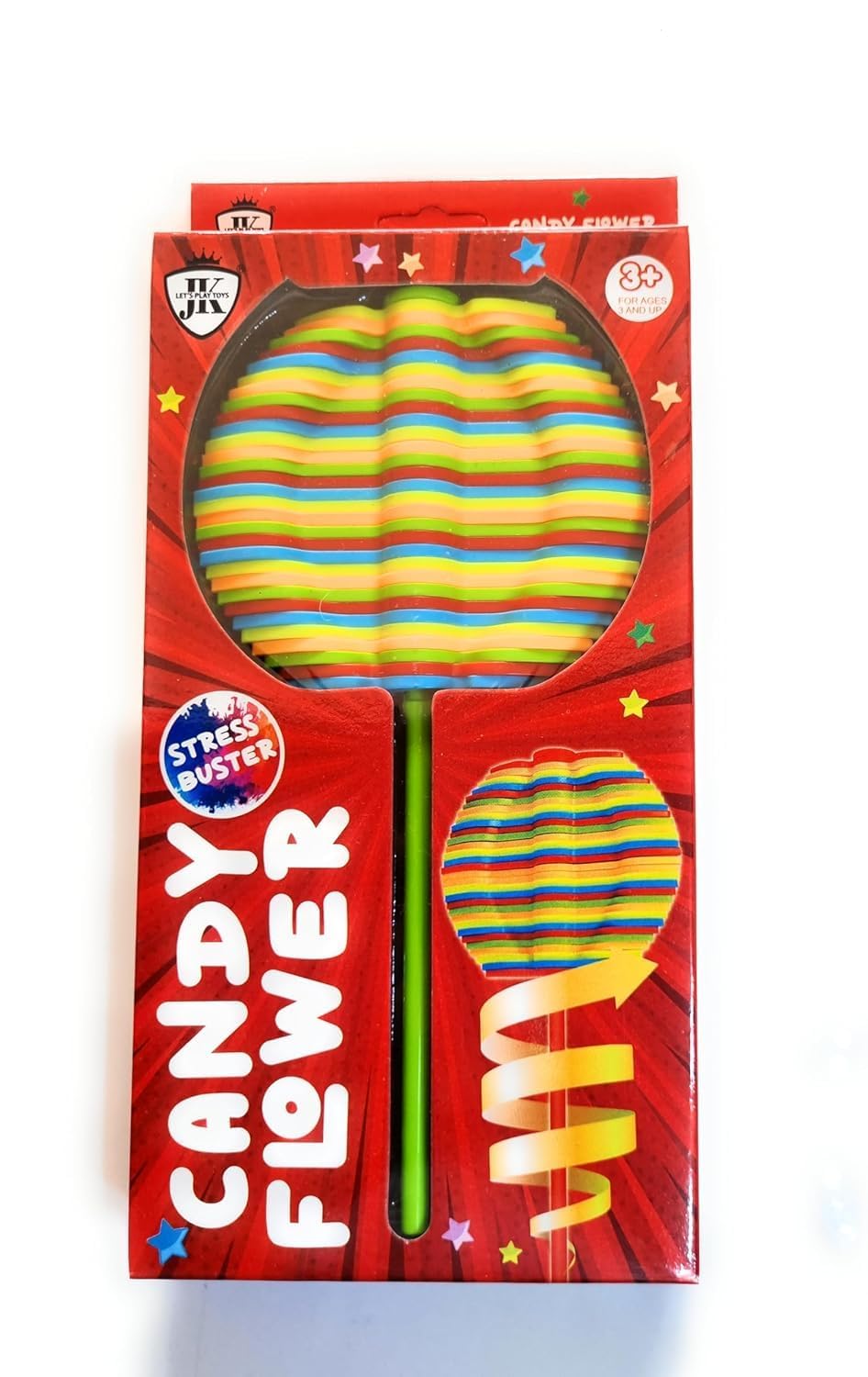 Lavilok Spin Candy Flower Rotating Lollipop Magic Lollipop Tree Stress Relief Toys Rattle (Multicolor)_F39 2