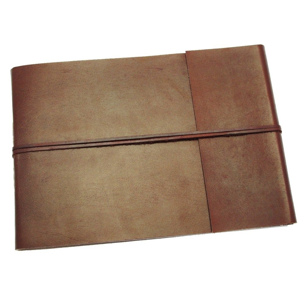 Álbum de Fotos de Piel Mediano Liso Comercio Justo & Hecho a Mano 26 X 18.5CM