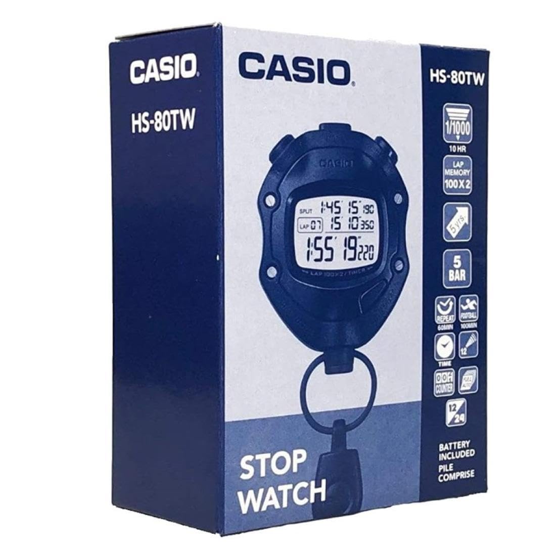 Casio Cronometro Unisex HS-80TW-1EF