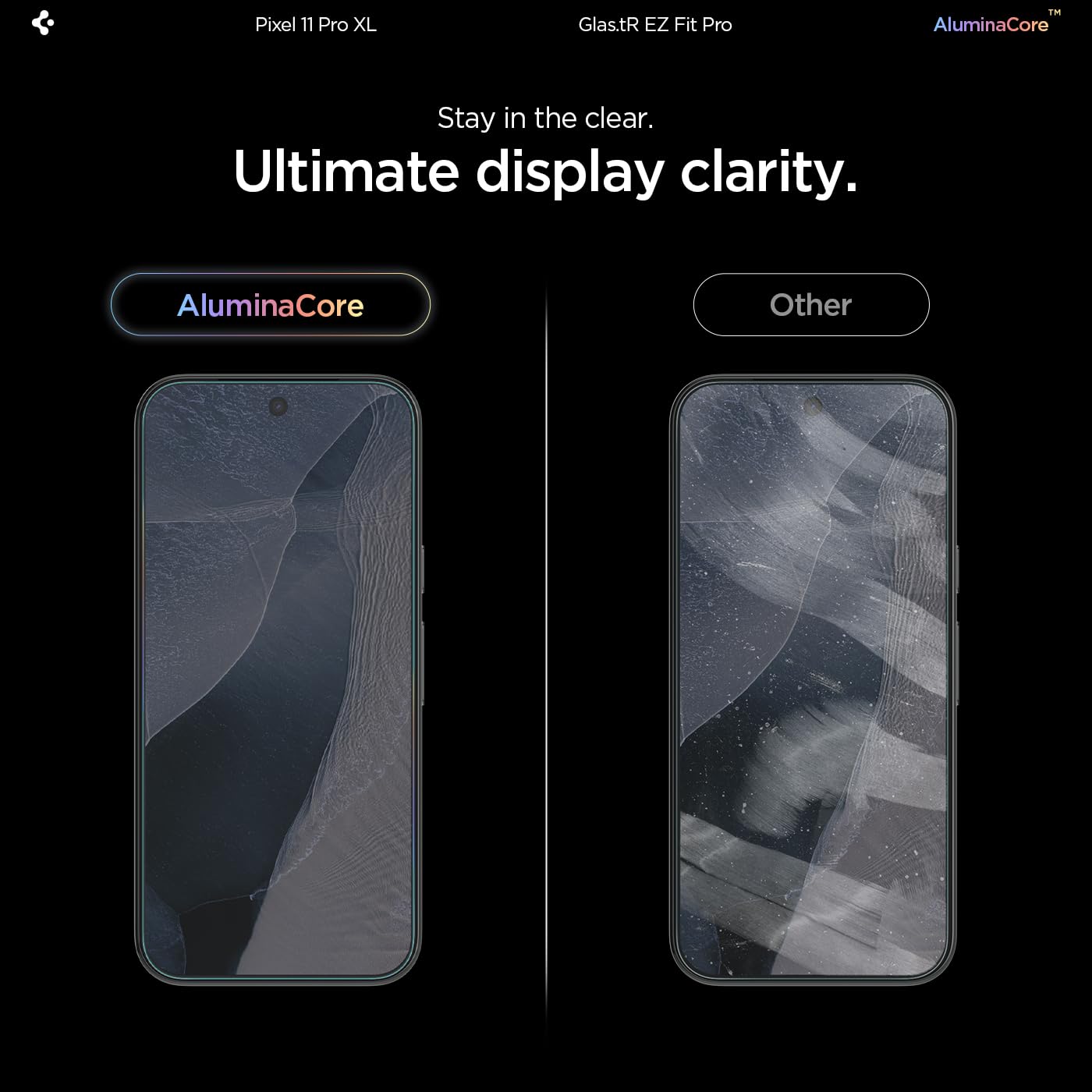 Spigen EZ Fit Pro Tempered glass for PIxel 11 Pro XL — Amazon image 5