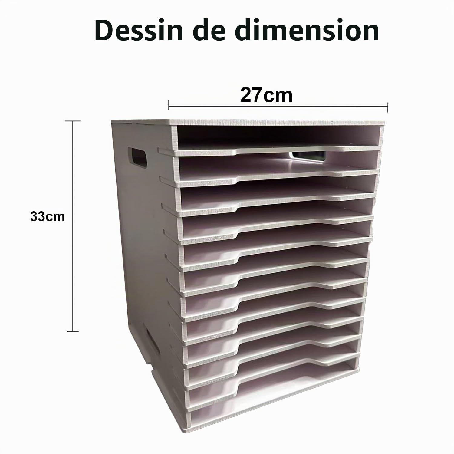 Organisateur De Papier De Scrapbooking,12 Niveaux Rangement Scrapbooking,Boîte De Classement,Réglable,Pour Les Bureaux,Les Albums Et Pour Le Rangement De Documents,Convient Aux Formats Papier a4