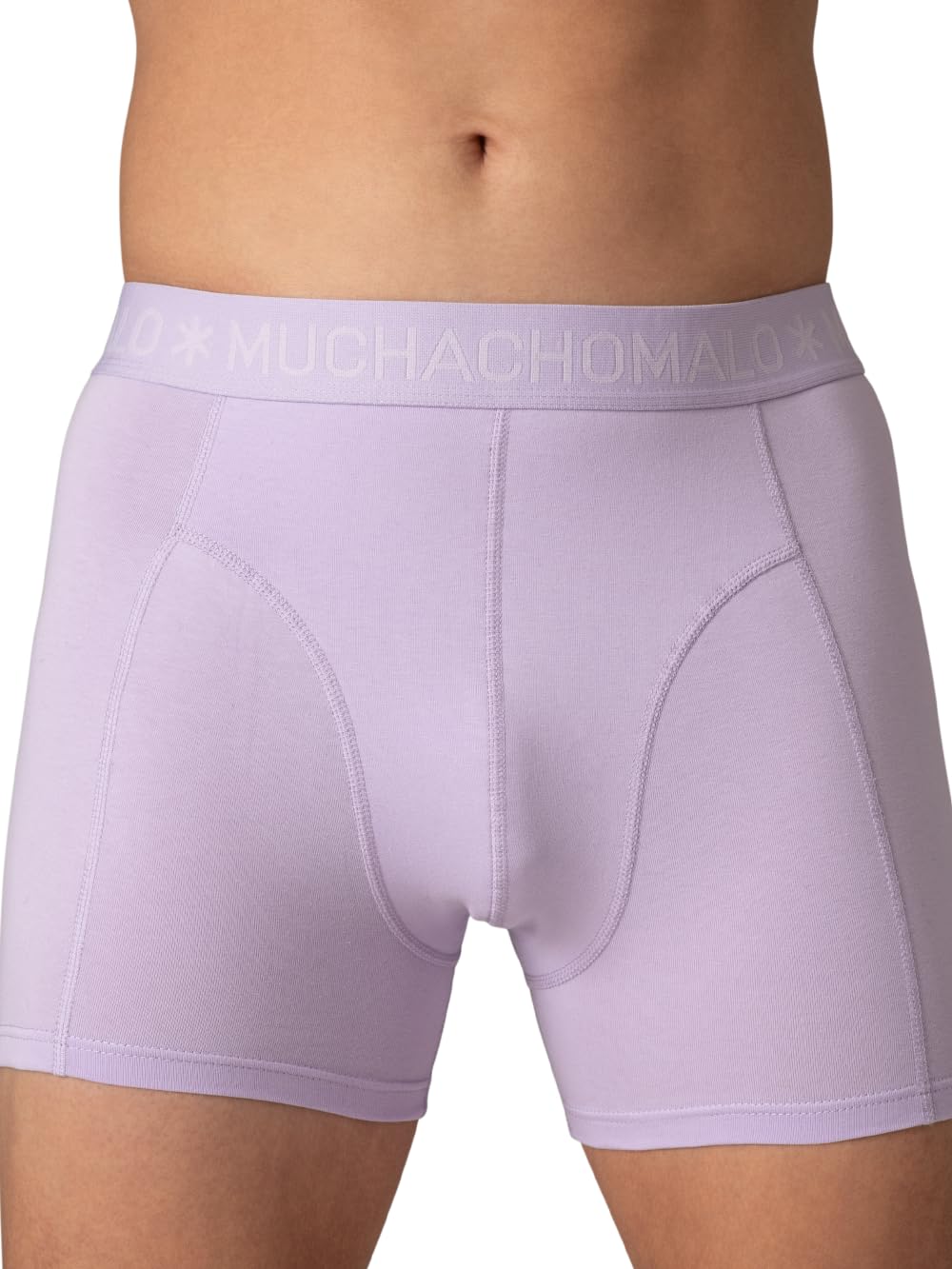 Muchachomalo Boxer da uomo, biancheria intima in cotone da uomo, confezione da 6 pezzi, boxer stampati, taglio classico, con elastico in vita
