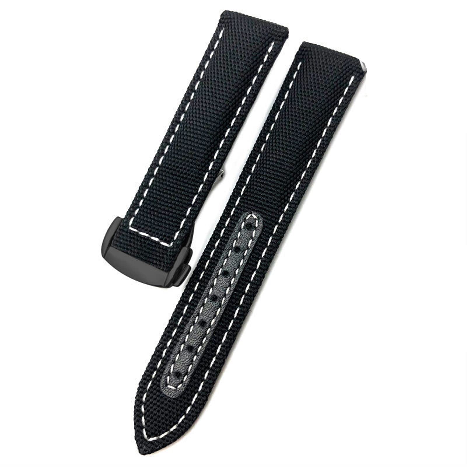 Bracelet de montre en toile de nylon de 21mm pour style Omega de sport