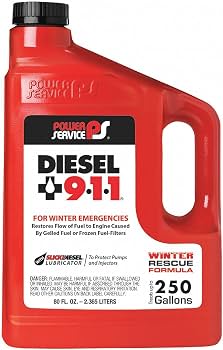 Amazon.com: Power Service 08080-06 Diesel 9•1•1 Fuel Additive - 80