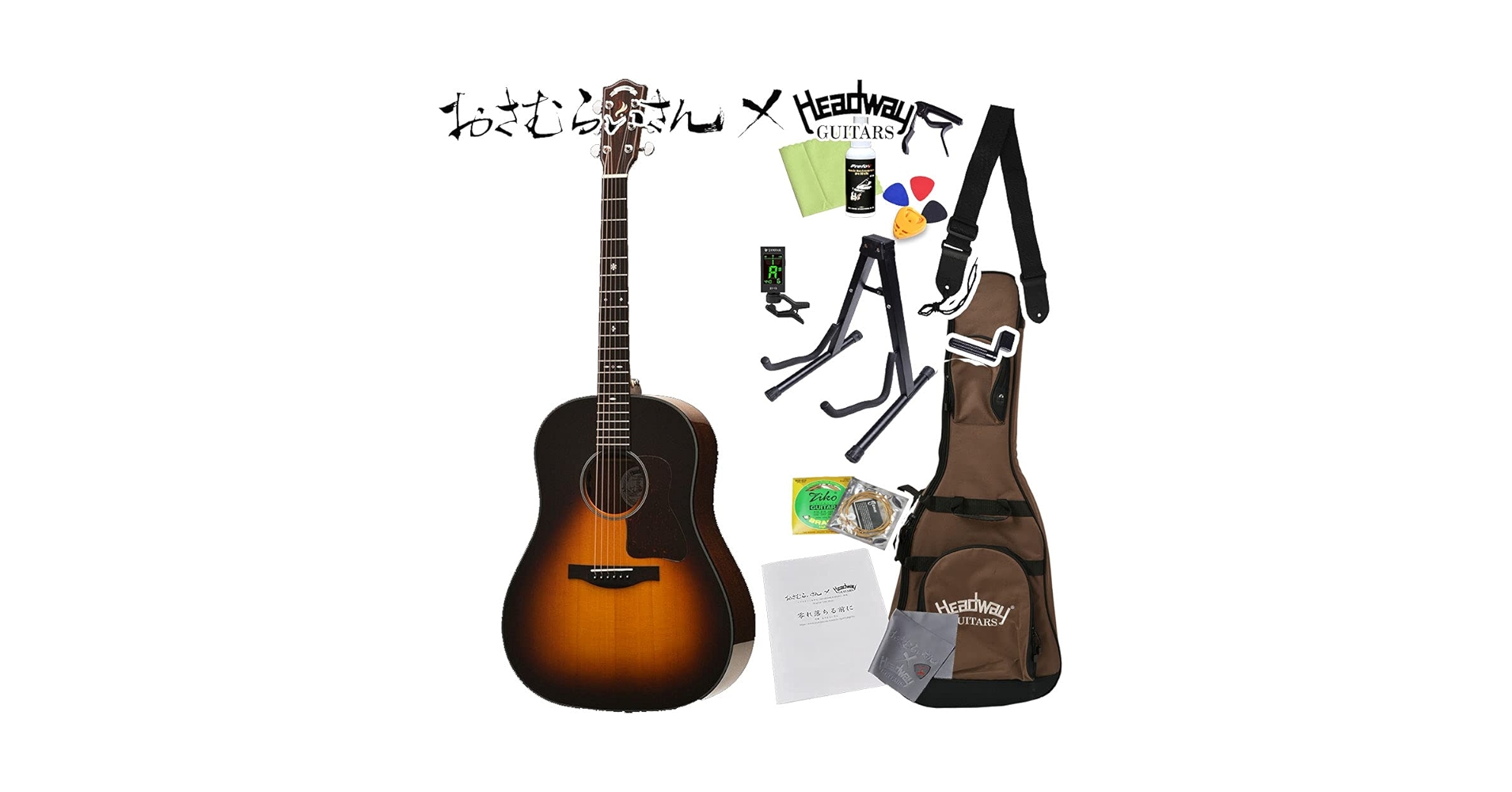 Amazon | Headway HJ-OSAMURAISAN II アコースティックギター