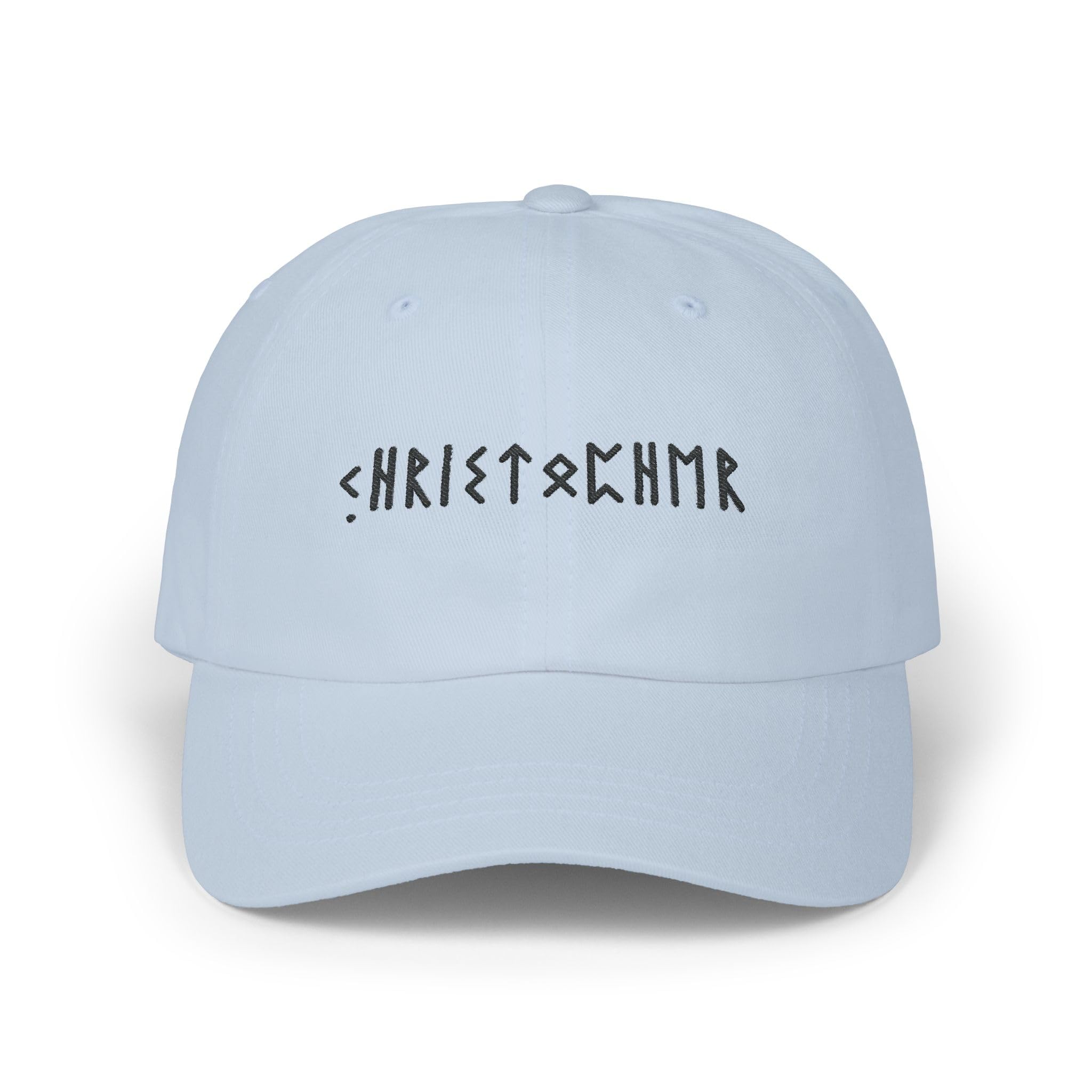 Embroidered Personalized Viking Runes Cap, Custom Name in Ancient Viking Runes Hat, Custom Unisex Norse Classic Baseball Cap