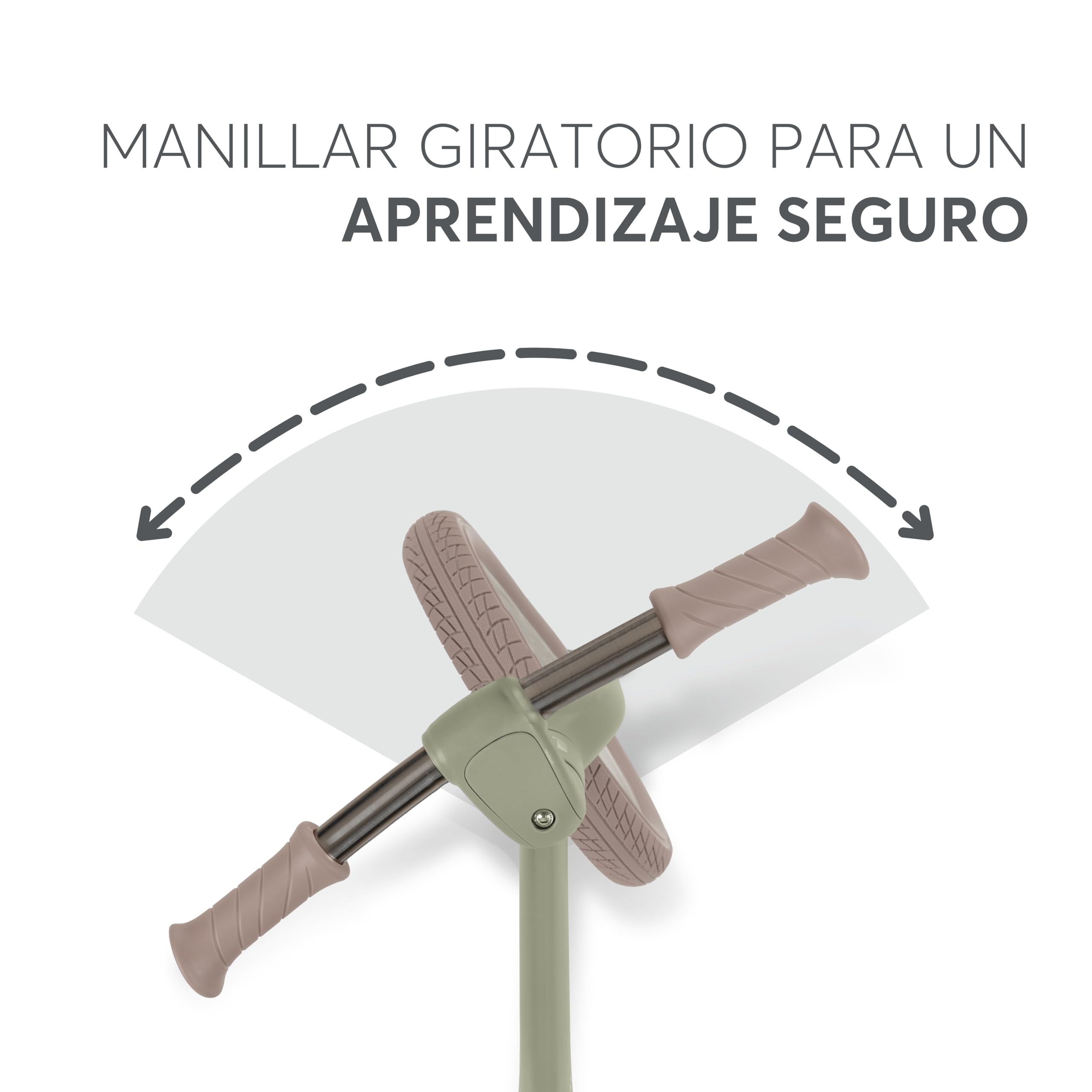KikkaBoo Bicicleta Sin Pedales LANSER, Bici Niño 2 Años, Bicicleta Equilibrio, Desde 2 hasta 6 años, Ultraligera, Sillín Ajustable, Verde Militar