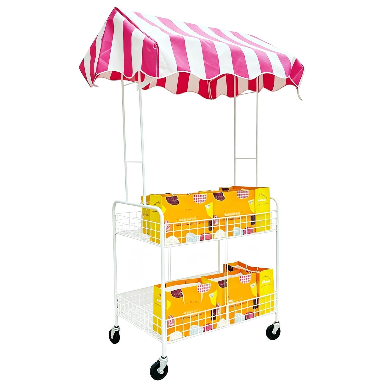 Carrello Distributore Esterno Mobile con Tettoia, Carrello Utensile Rotante