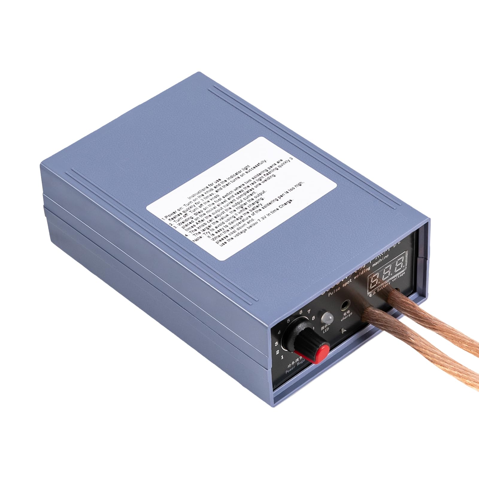 Máquina de soldadura por puntos de 5000 W, equipo de soldadura por puntos, 5000 W, pasadores de soldadura extraíbles e intercambiables, para conectar tiras de níquel a baterías de litio 18650
