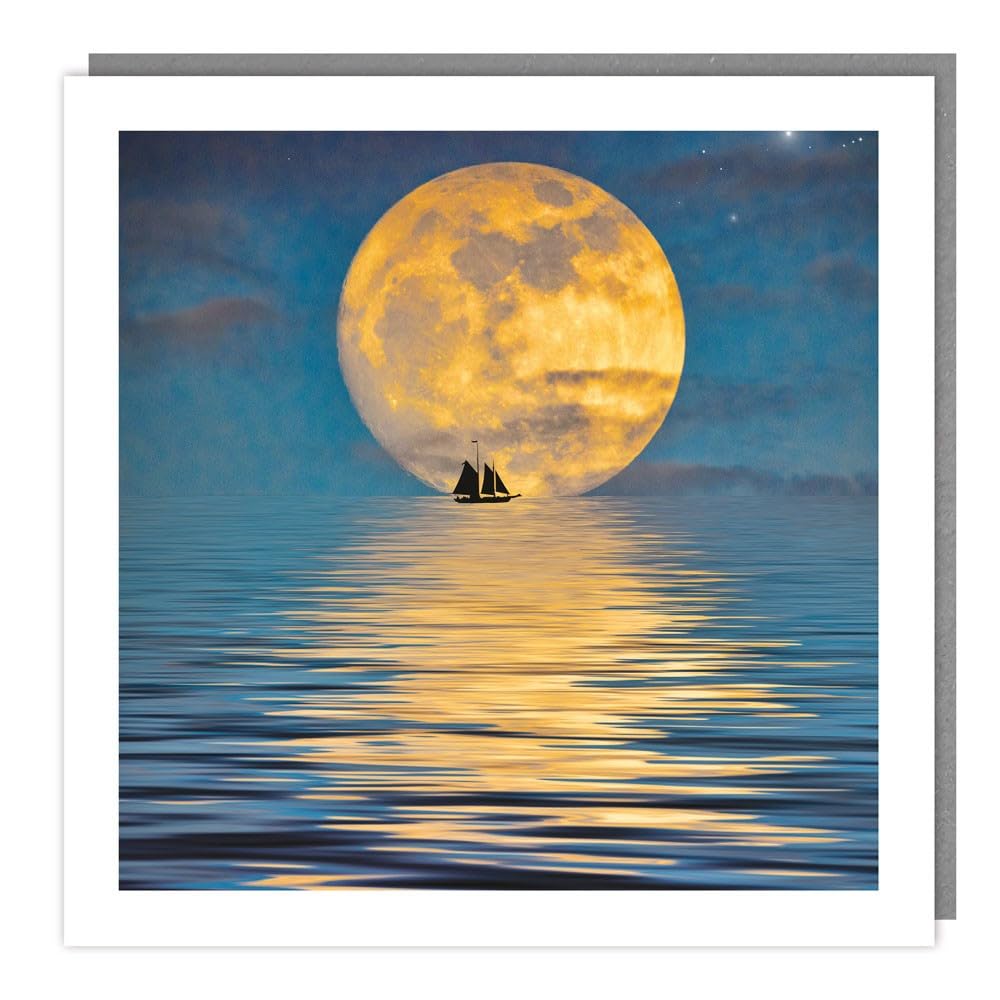 Tracks Publishing Blanko-Karte Mit Yacht & Boot Motiv – Loch Broom, Schottland – Umweltfreundlich, 16x16 Cm
