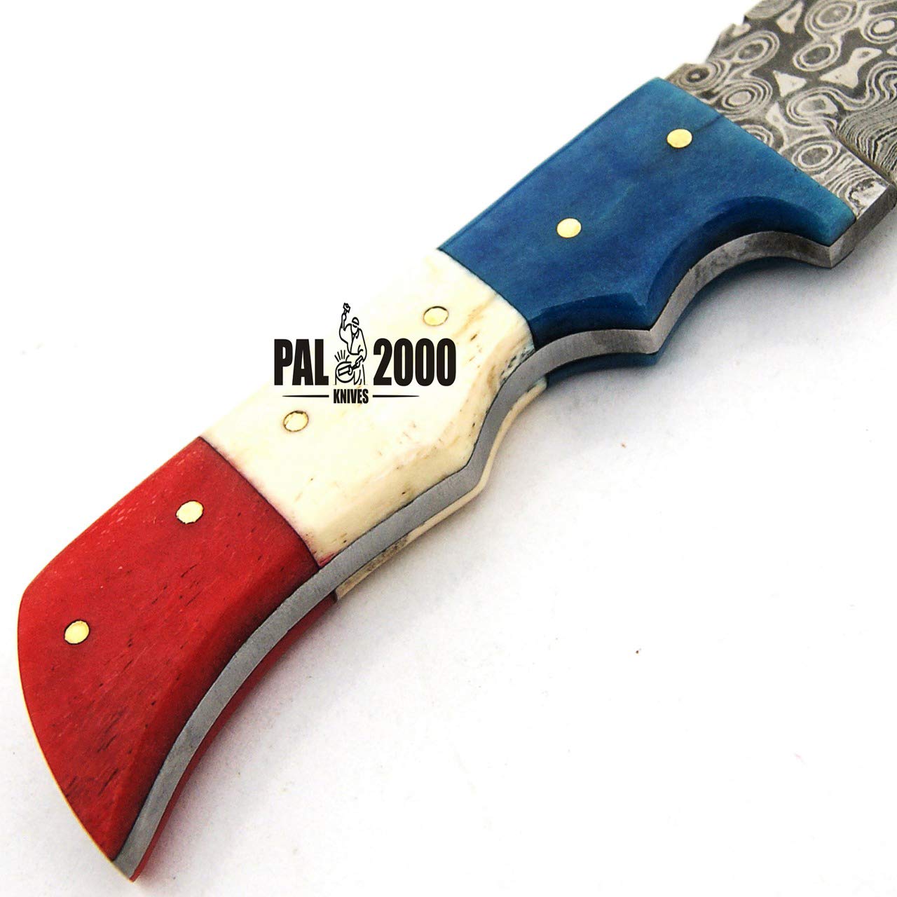 PAL 2000 KNIVES 9412 cuchillo hecho a mano de acero de damasco