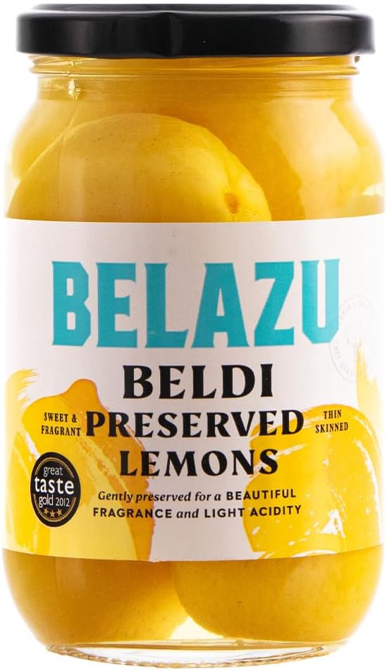 Belazu Beldi Preserved Lemons (Drained Weight 200 Net Weight 360 g)