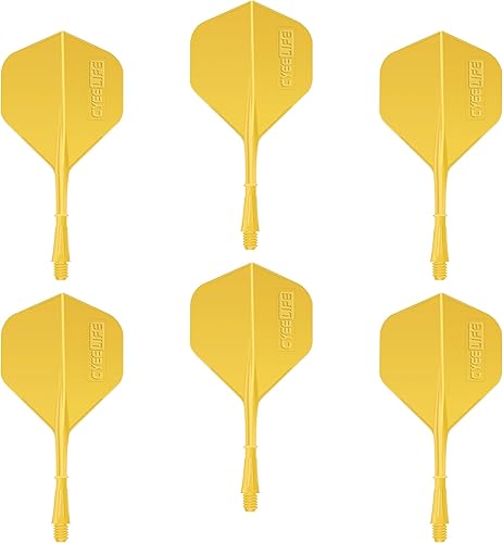 Vista 11 de CyeeLife 6pcs moldeado dardos vuelos y ejes 2BA, una pieza integrada accesorio CF01 varios colores disponibles Negro