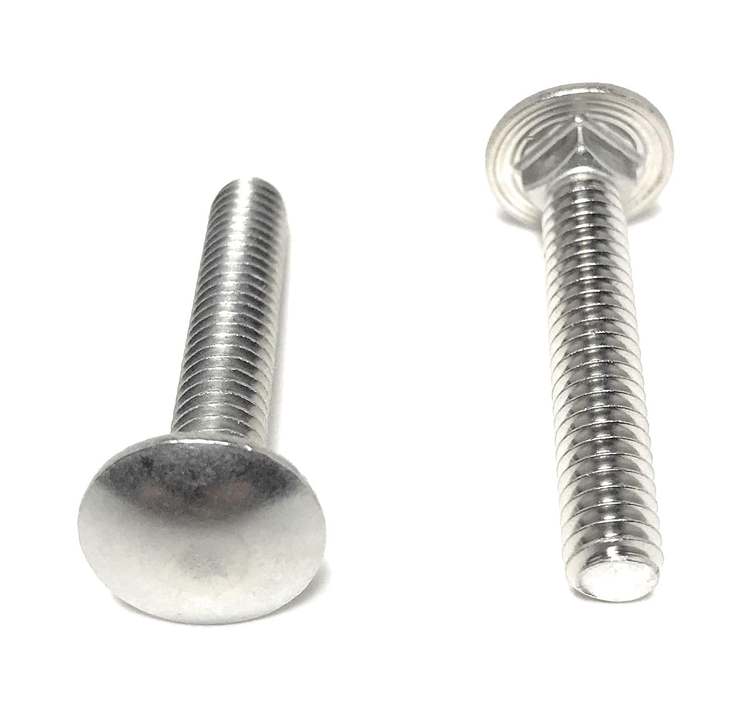 1/4-20x1-1/2 Carriage Bolts Stainless Steel 18-8 (25 Pieces)