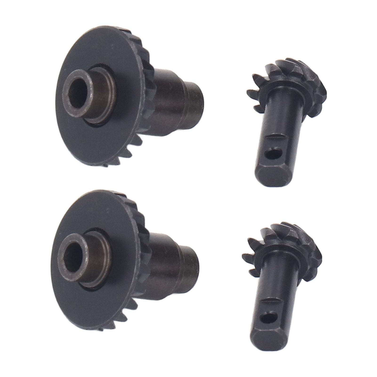 RC Helical Gear Set, Steel Black Helical Gear Upgrades Part for RC Car Repair (12/22T)