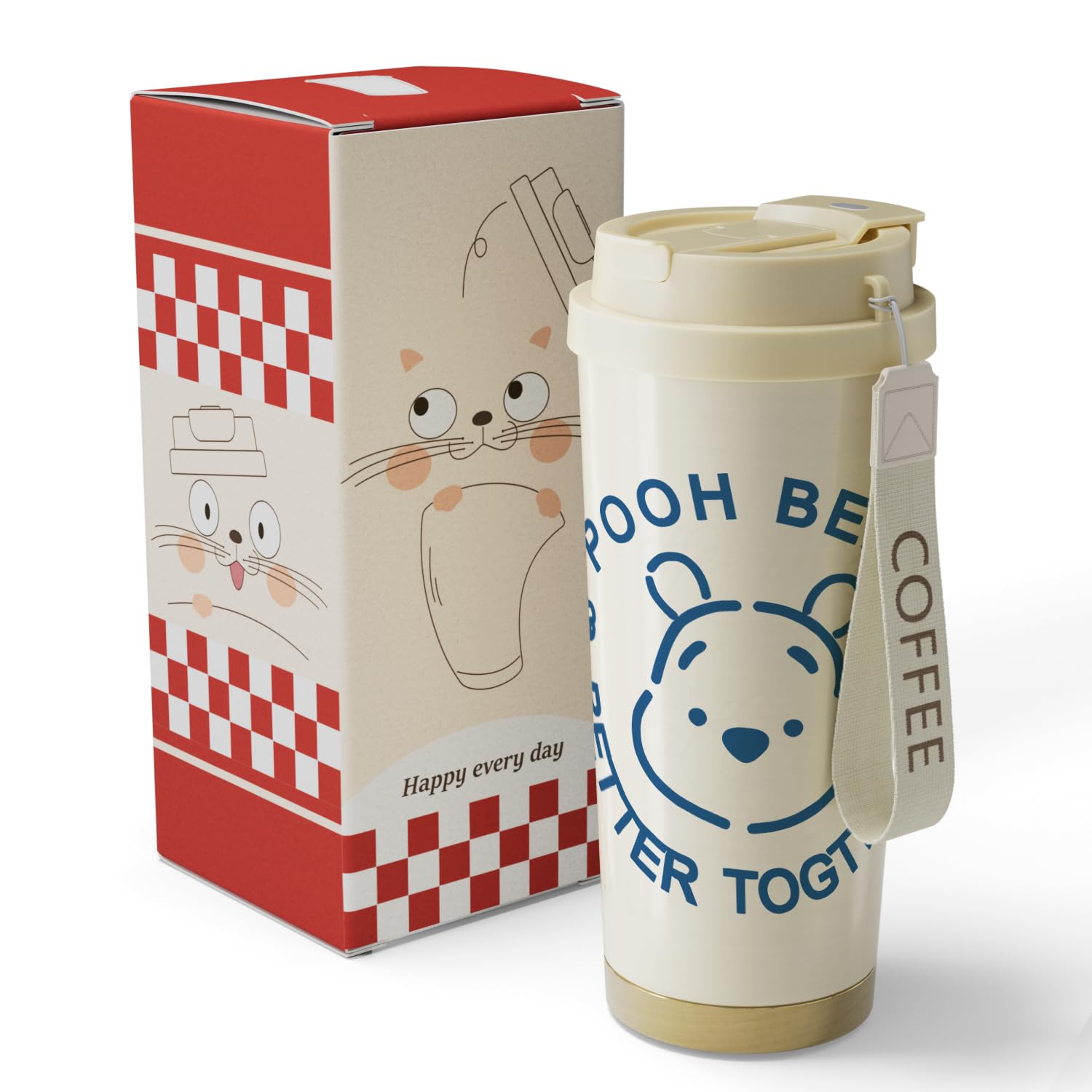 Amazon.co.jp: コーヒーカッ くまのプーさん タンブラー