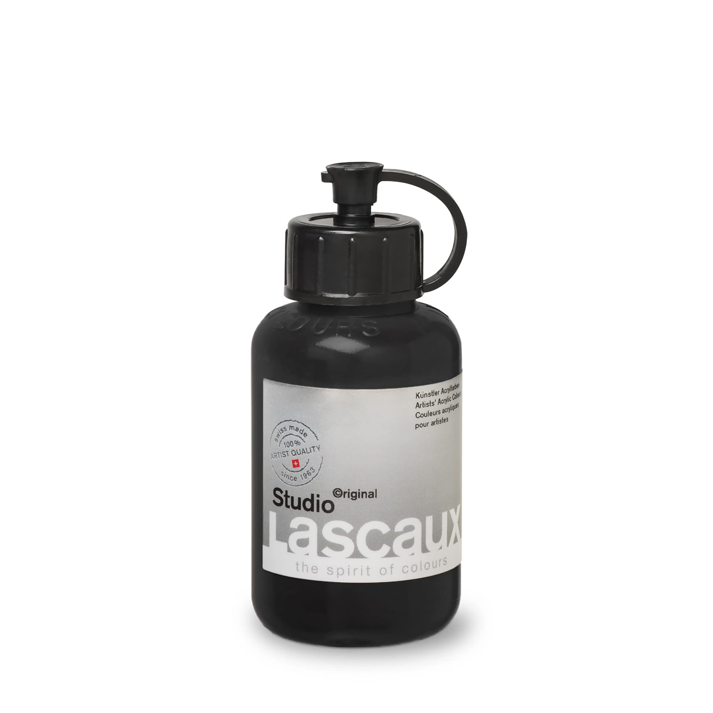 Lascaux Studio Acrylic Paint PBk11 85ml Oxide Black For Art Design Decor