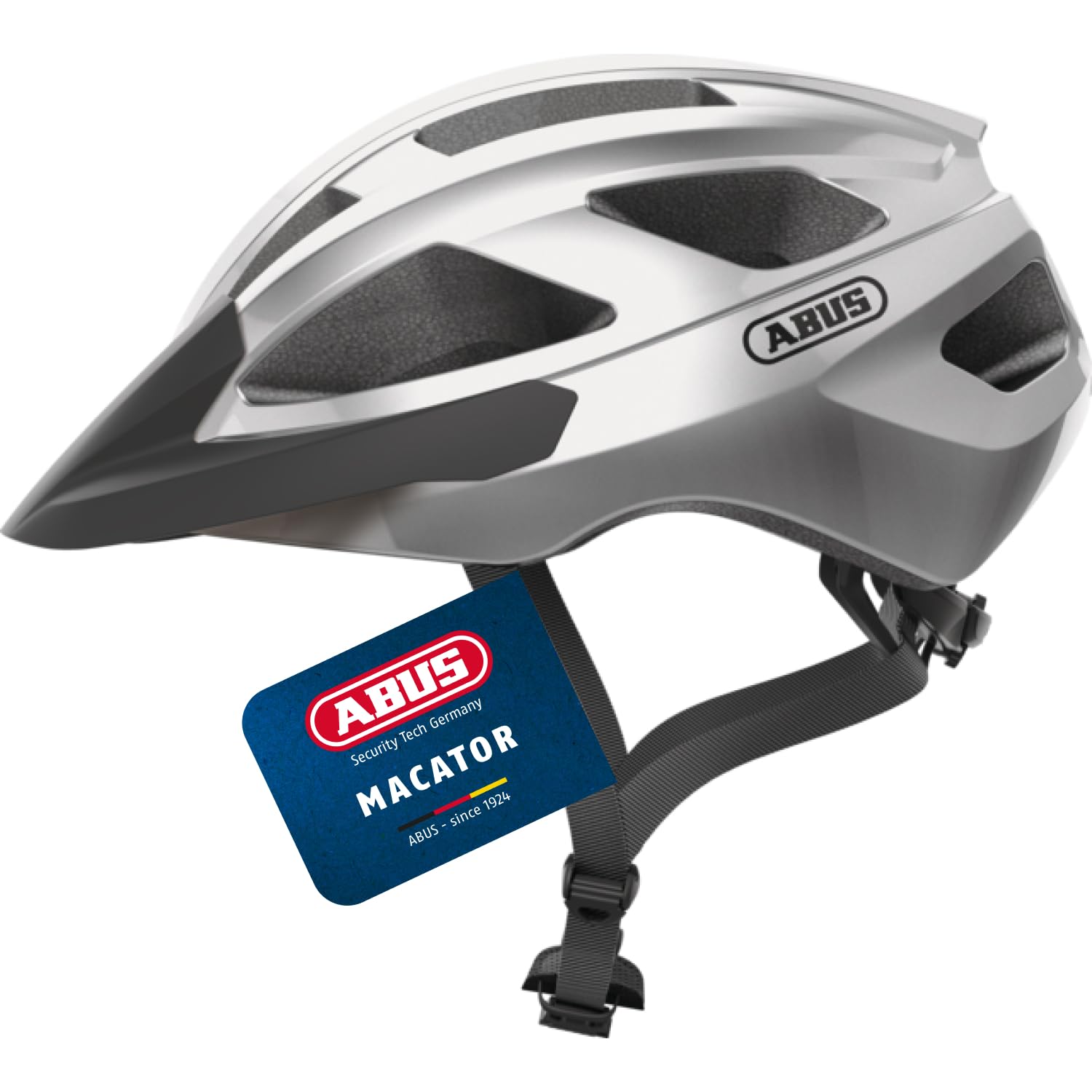 ABUS Macator road bike helmet - sporty bike helmet for beginners - also for pigtail wearers - for men and women