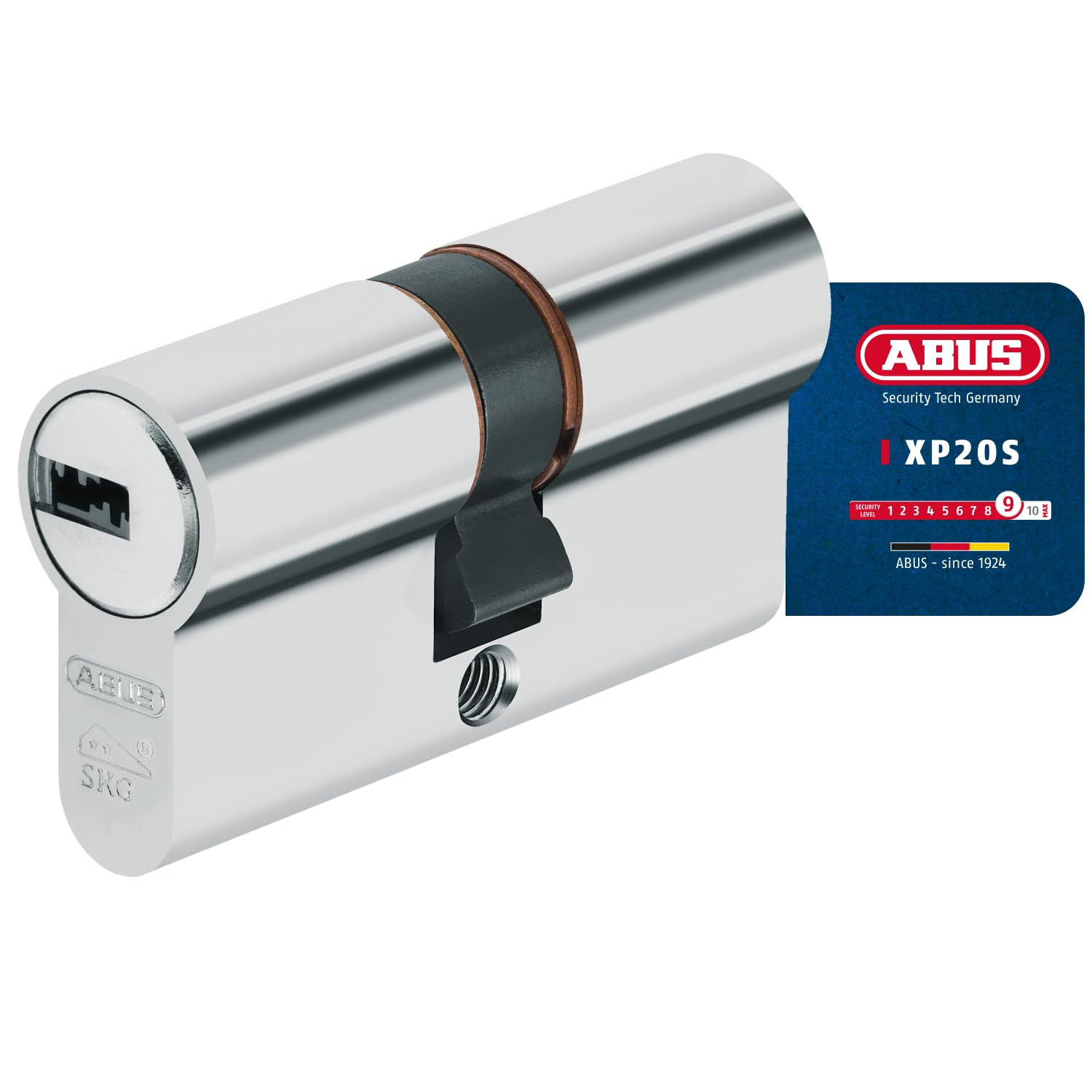 ABUS Profilzylinder XP20SN 40/70 inklusive Sicherungskarte & 3 Schlüsseln, 73742