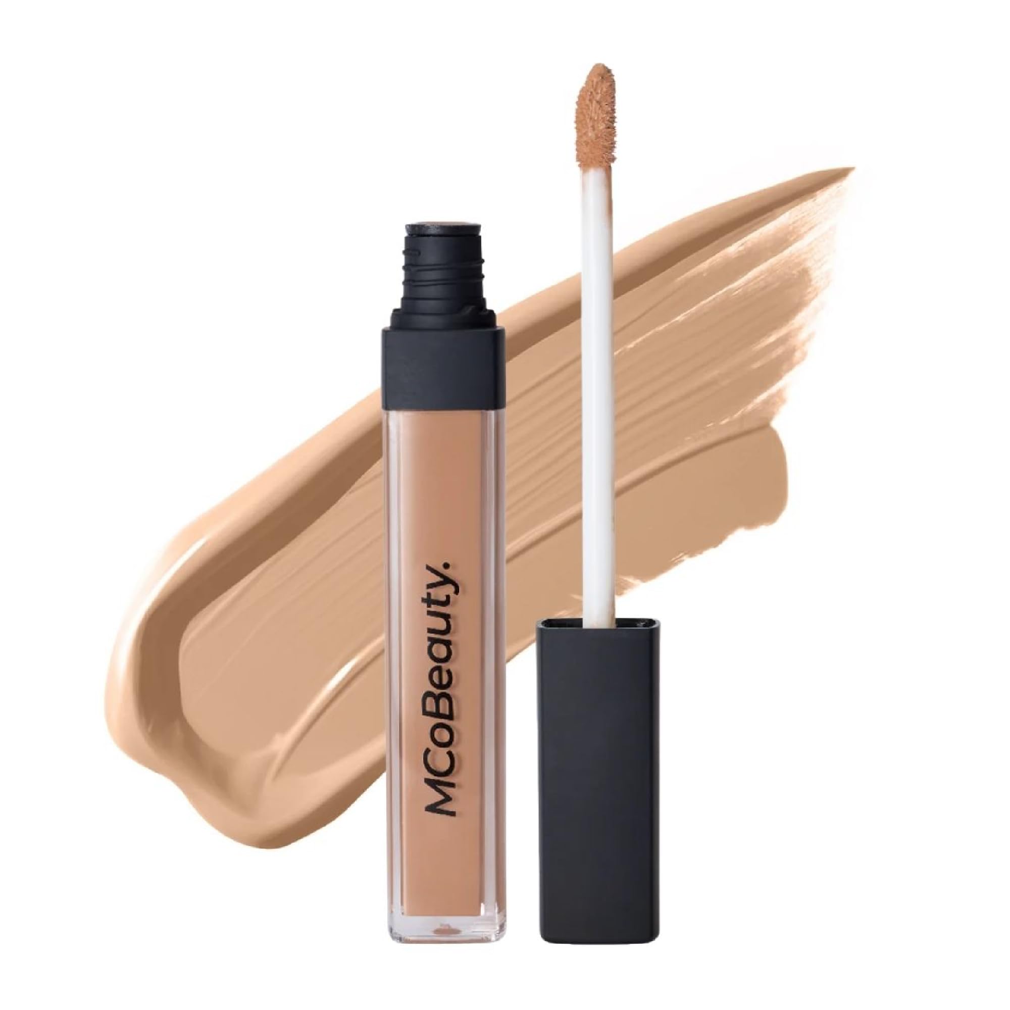 MCoBeauty - Brighten & Perfect Cream Concealer - 1 Medium Natural Beige - Hydrating Corrector Medium Coverage Blemish & Under Eye Concealer - With Vitamin E, Hyaluronic Acid & Aloe Vera