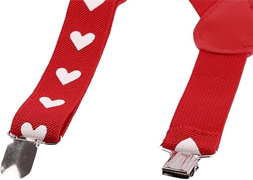 Miniatura 5 de IWEMEK Conjunto de ropa para niños y bebés, con clip elástico ajustable, tirantes en la espalda, corbatín, primer cumpleaños, pastel