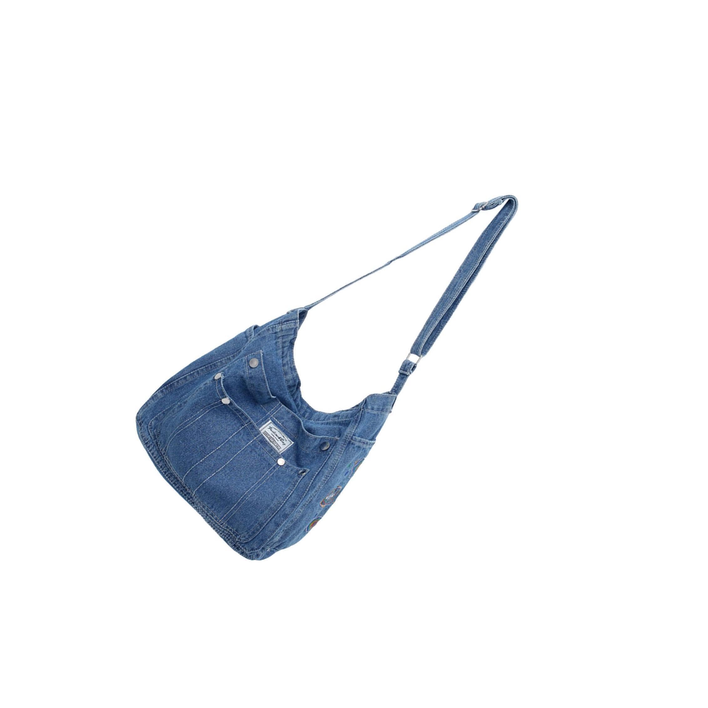 Grand cabas en denim léger parfait pour le quotidien et les sorties