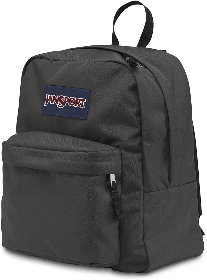 JanSport SuperBreak One Backpacks - Durable, Lightweight Bag with 1 Main Compartment, Front Utility Pocket with Built-in Organizer - Premium Backpack, Graphite Grey One Size Graphite Grey