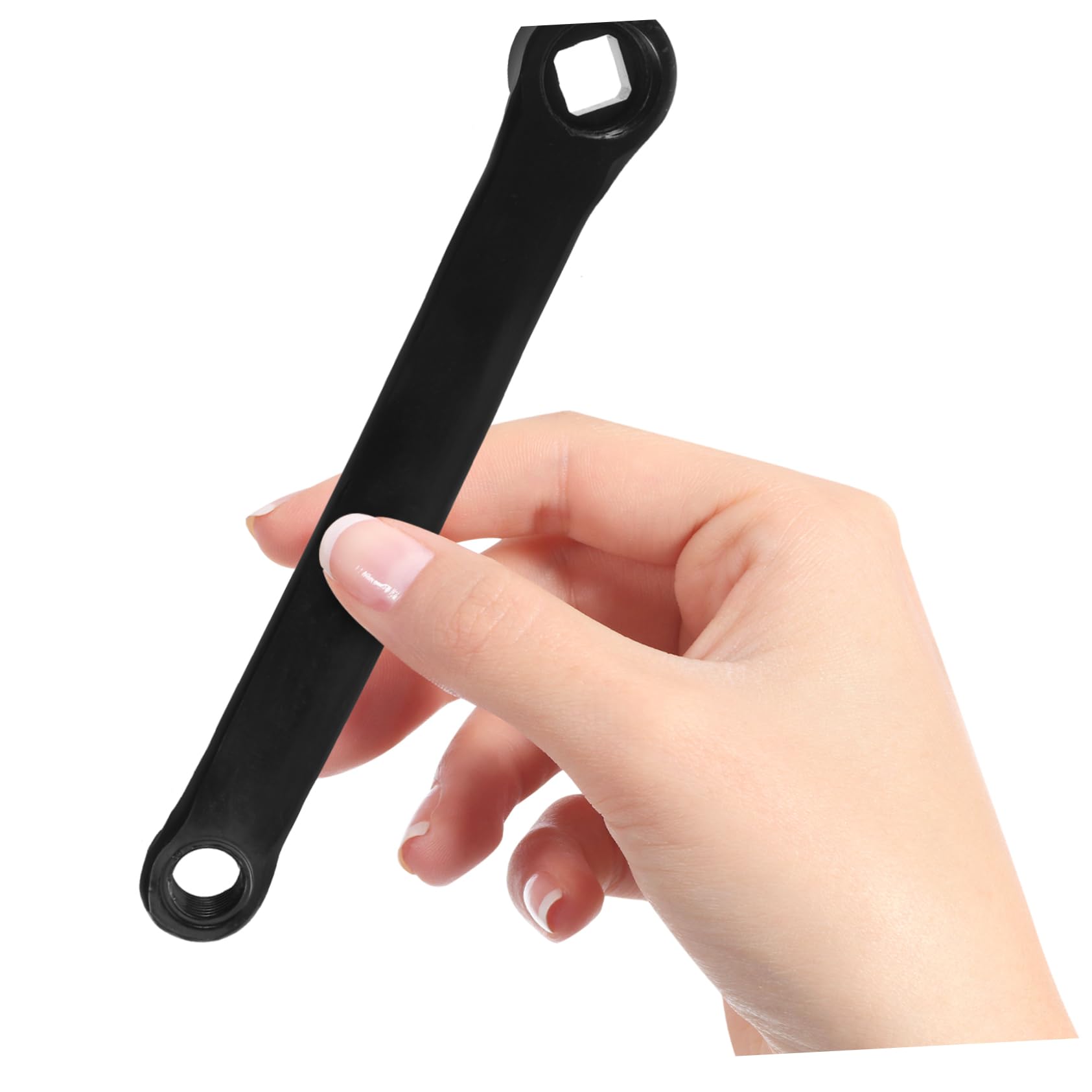 POPETPOP Guarnitura Bicicletta Denti Nera Set Leve Leggere e Resistenti Ricambio Pedivella e Corona per Riparazione Bici Accessorio Alta Durata e Prestazioni Ottimali