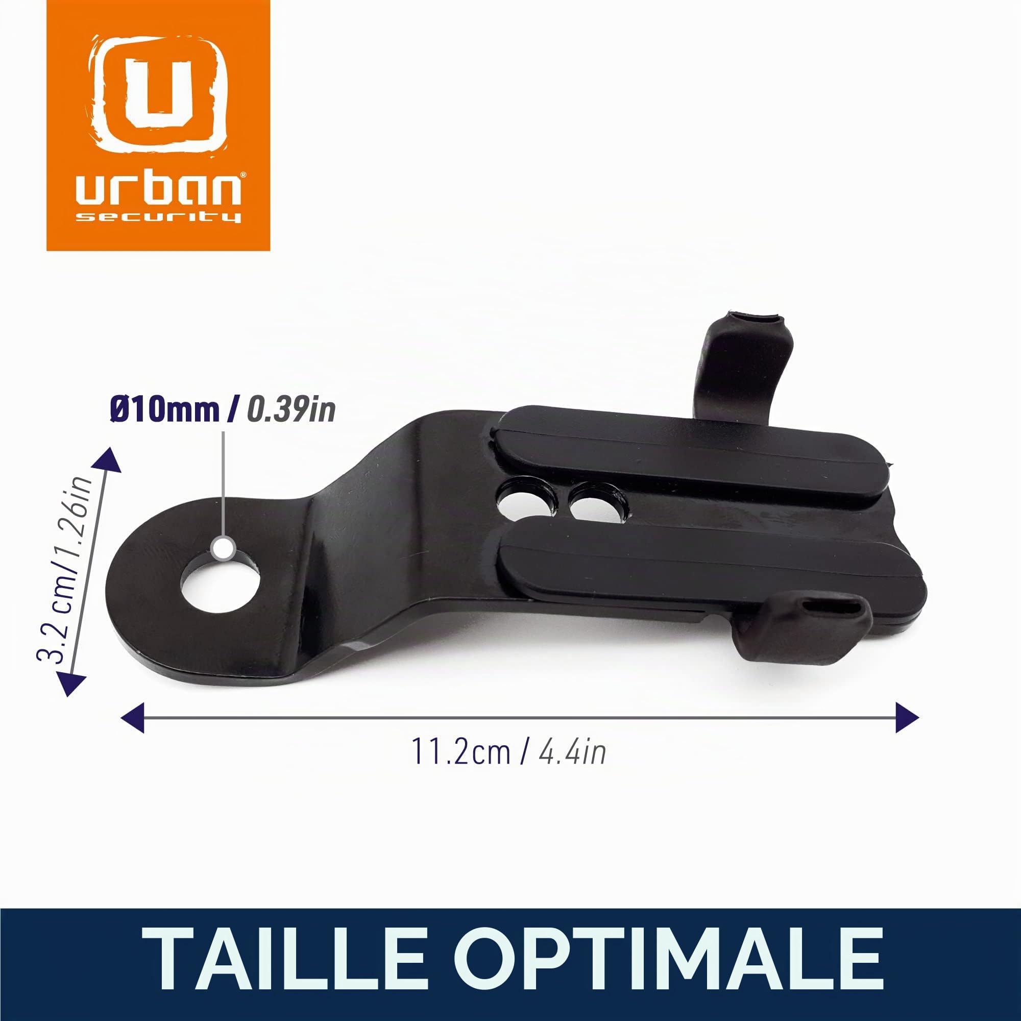 urban UR351 Support de Transport pour antivol Moto Bloque Disque Alarme UR6/UR22/UR906X à Fixer aux vis - Vous Pouvez Le Transporter verrouillé