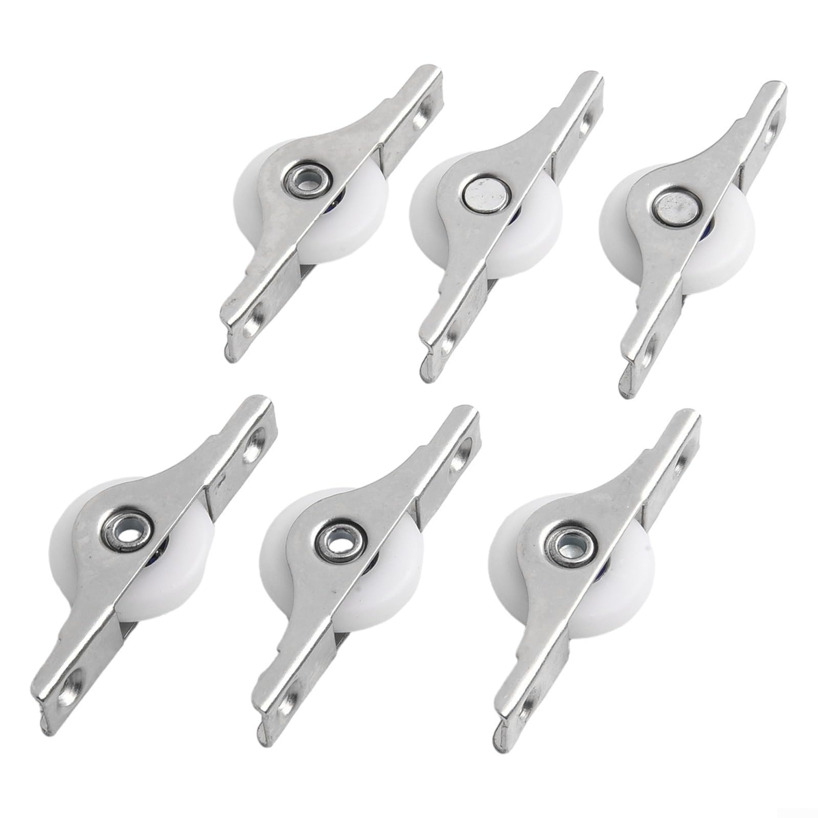 FDEFIRTFG Furniture door rollers, Convenient Door Roller Cabinet Pulley Wheel, Sliding, 6pcs Set