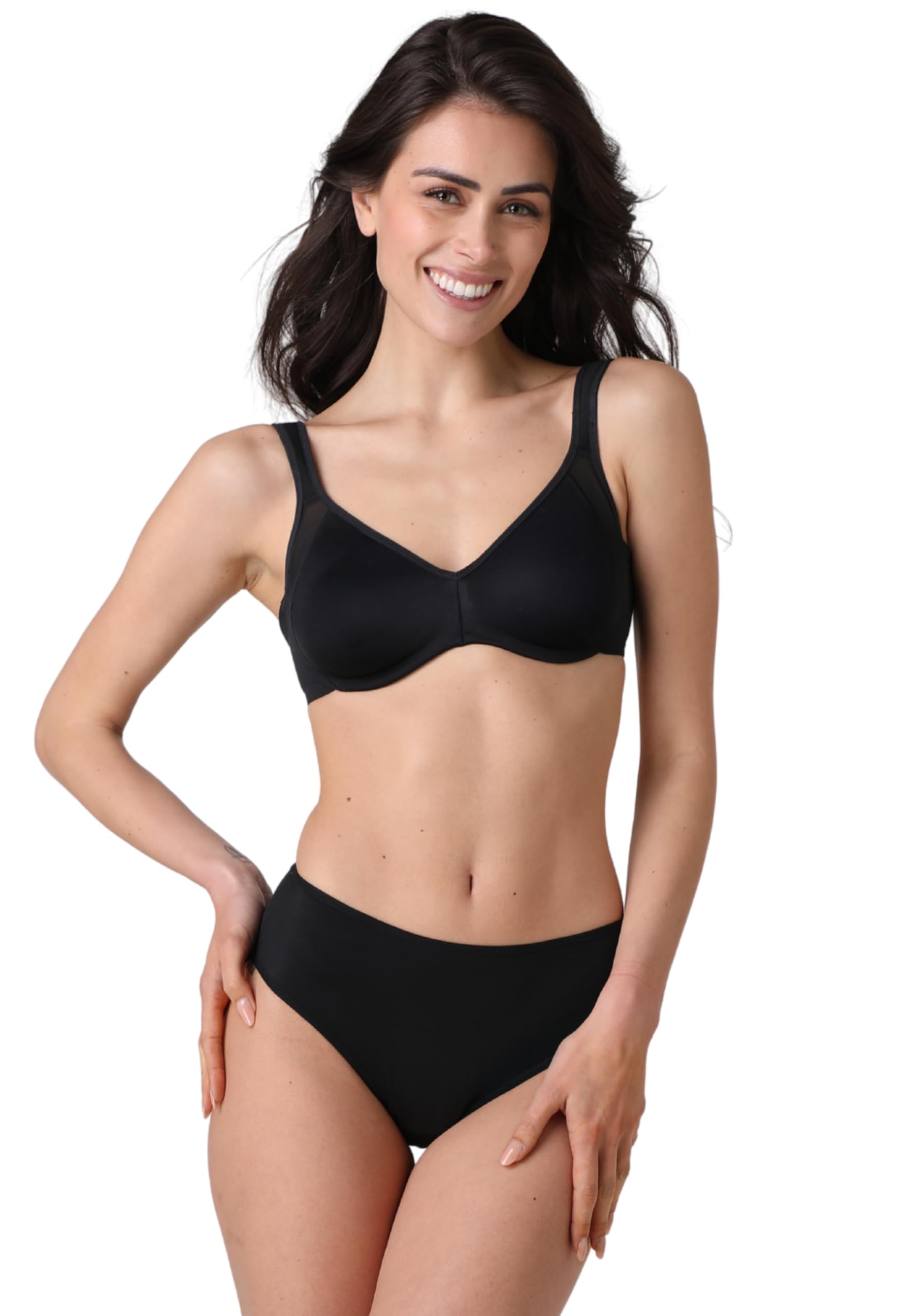 Lovable Reggiseno con Ferretto | Riducente e Contenitivo in Microfibra per Comfort e Sostegno | Taglie Forti | Intimo Modern Shaping Minimizer Donna