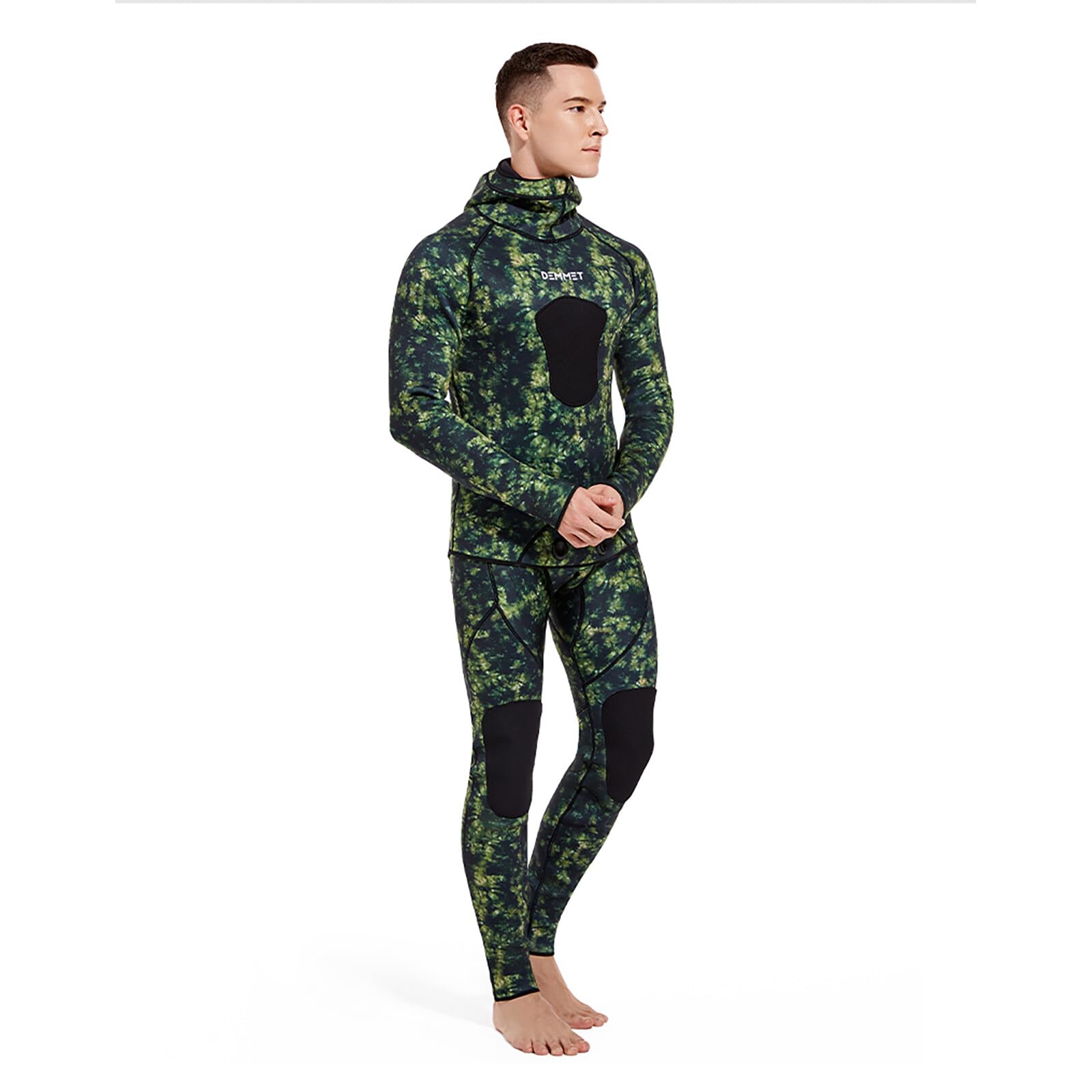 Neoprene Immersione Muta 3MM Inverno Caldo Uomo Cappuccio Surf Cerniera Anteriore Snorkeling Pescare Cappuccio Muta Subacquea