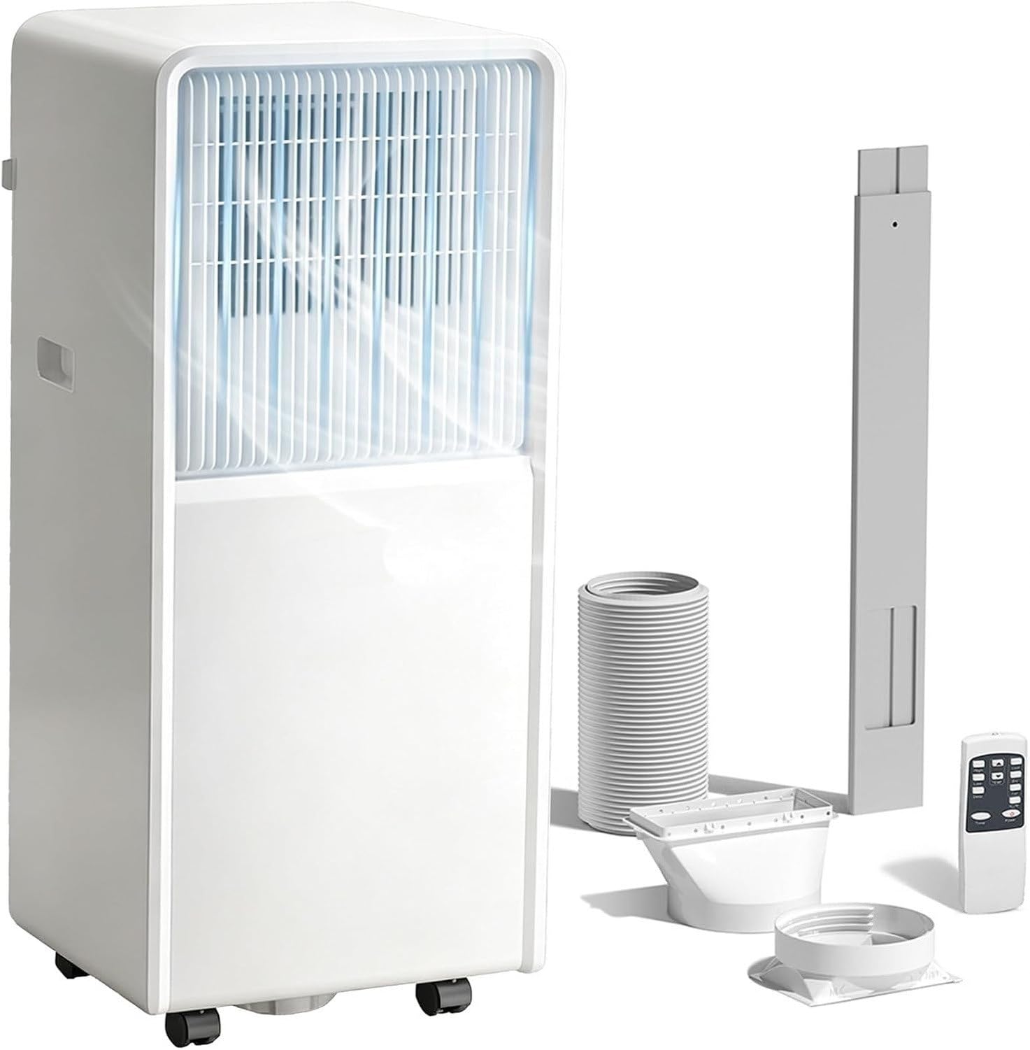 Aire Acondicionado Portátil 14000 BTU, Enfriador Compacto con Ventilador para Habitación, Cool
