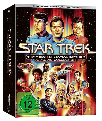Star Trek I-VI: 6 Movie Collection – 4K Blu-ray (UHD + Blu-ray Disc)