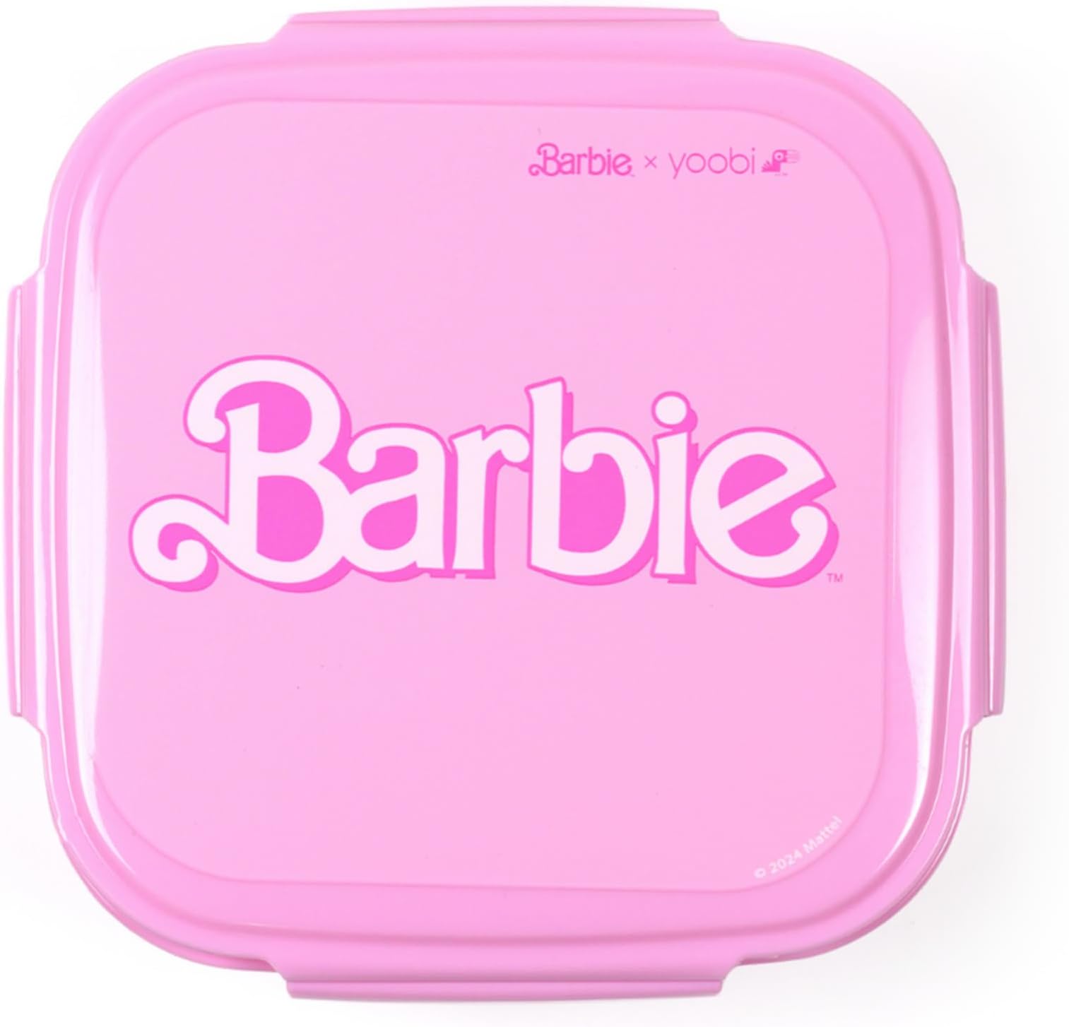 Barbie X Pink Bento Box & Ice Pack – 3 Compartment Lunch Box, Dishwasher & Microwave Safe Food & Snack Container for Kids & Tweens – BPA & PVC Free Leakproof