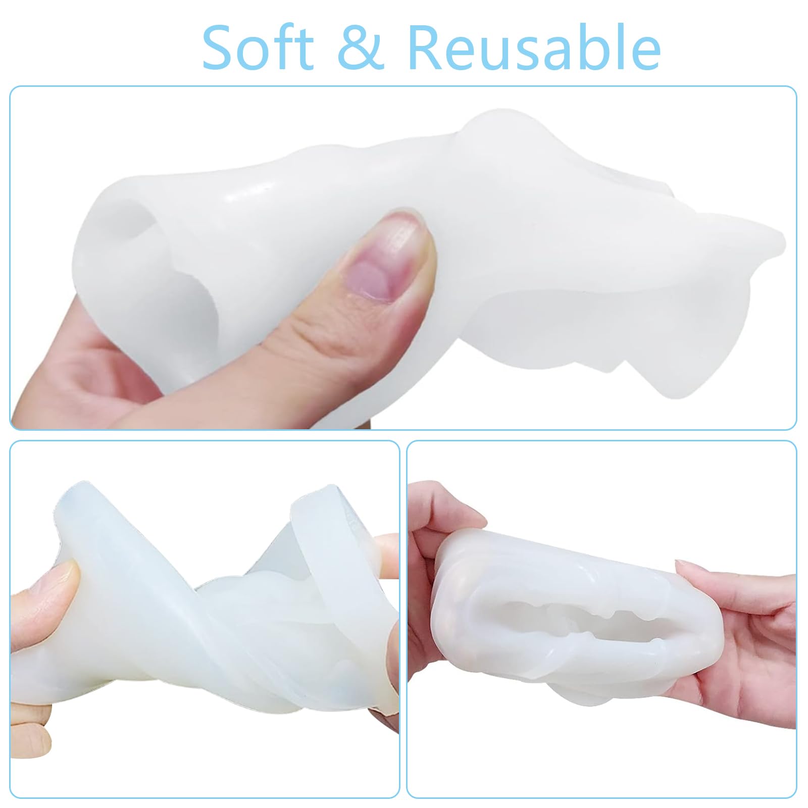 Stampi In Silicone Per Candele Halloween – Set Per Candele Fai Da Te, Silicone Alimentare Resistente Al Calore (fino A 230°C), Riutilizzabile - 4