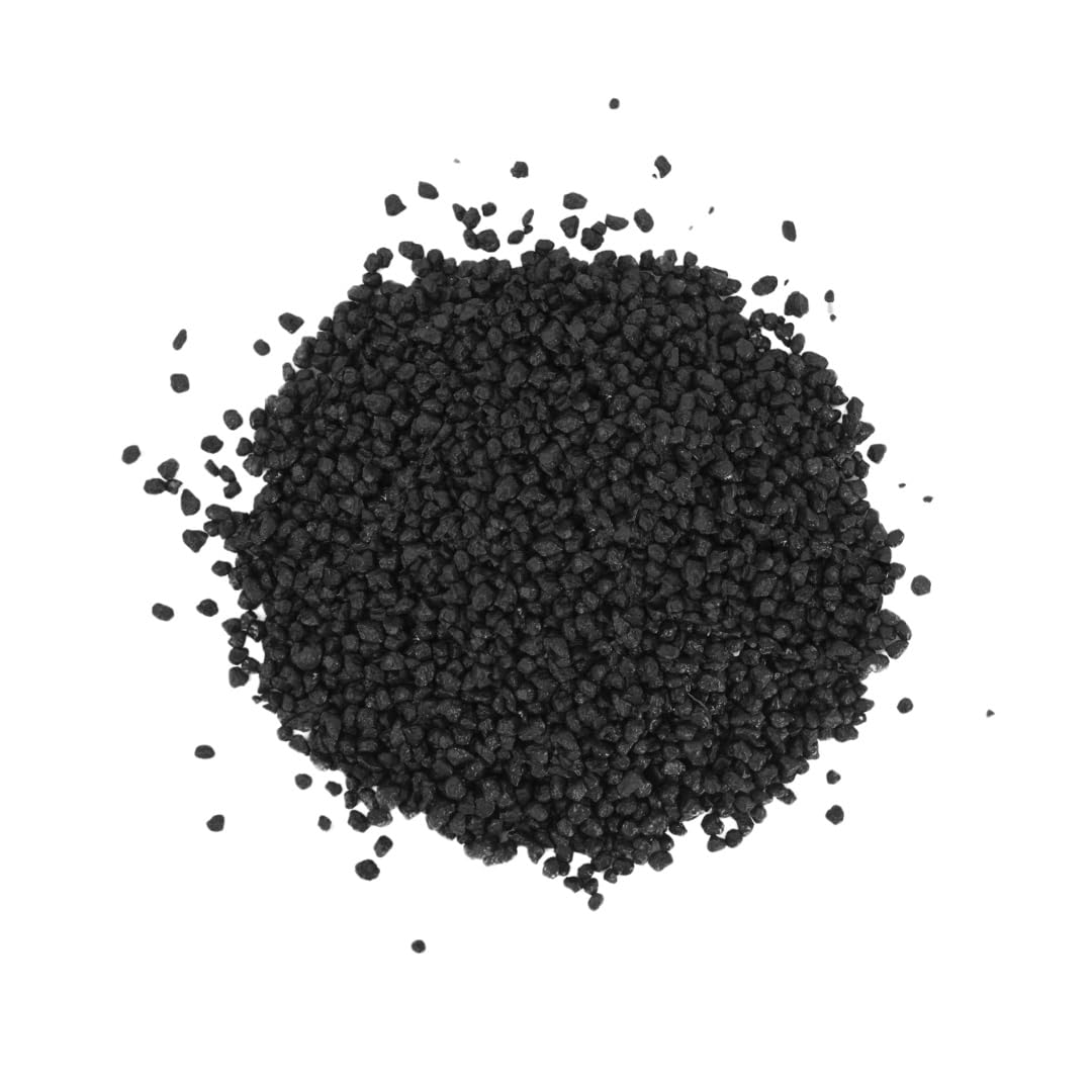 25 kg noire Quartz Gravier 'Haute Qualité pour' 2–3 mm fond de gravier d'aquarium Sable