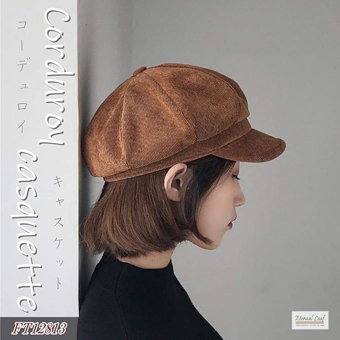 注目ショップ 30s コーデュロイ ハンチング フレンチワーク キャスケット ヴィンテージ キャスケット Labelians Fr