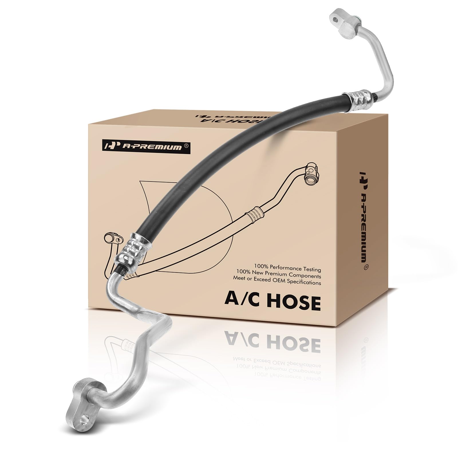 A-Premium A/C Discharge Line Hose Assembly Compatible with Honda Accord 2008-2012 2.4L, Crosstour 2012-2015 2.4L, Compressor to Condenser