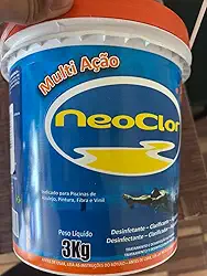 Cloro Organico Estabilizado para Piscina Multi Acao 3Kg Neoclor