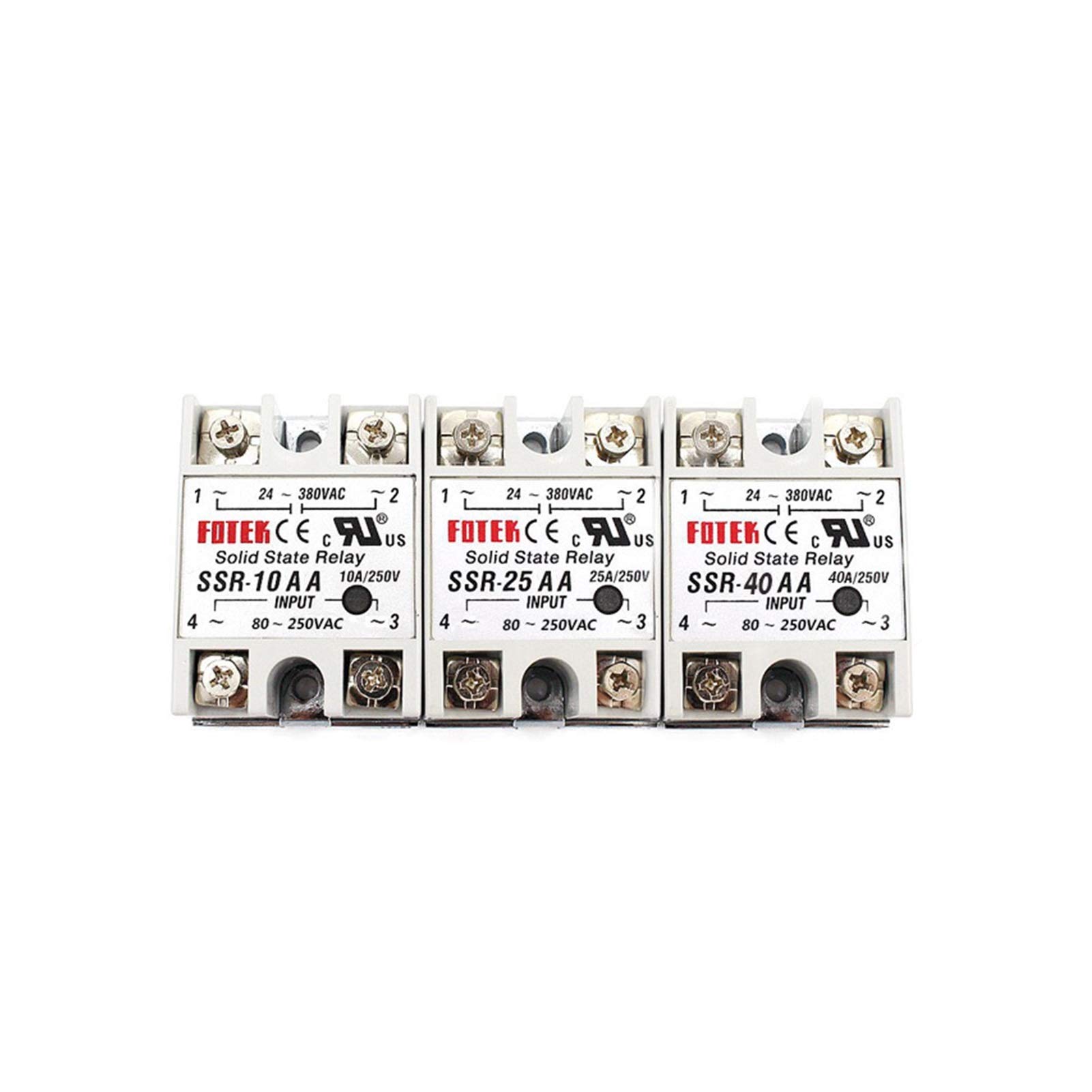 Buy Relay Solid State Relay SSR-10AA SSR-25AA SSR-40AA 10A 25A 40A AC ...