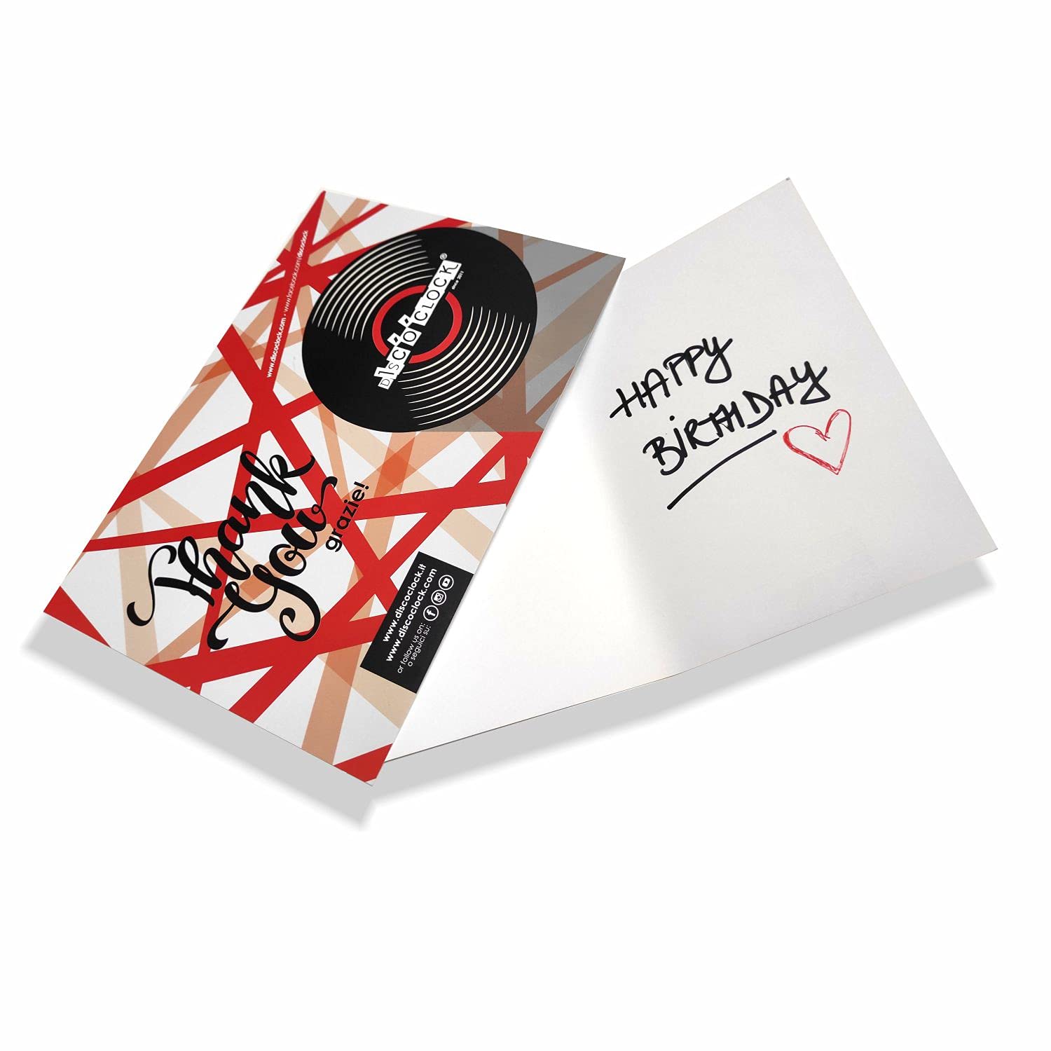 Orologio in vinile SILENZIOSO e PERSONALIZZABILE con DISCO PLATINO - WISH YOU WERE HERE PLATINO - Design Anni 70 - Idea Regalo per Musicisti e Appassionati
