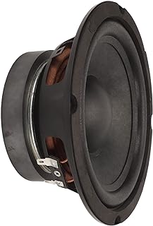 Woofer Loudspeaker, Tweeter Speaker 8 Ohm High Sensitivity Duty 6.5 Inch Aluminium Alloy for Speakers DIY