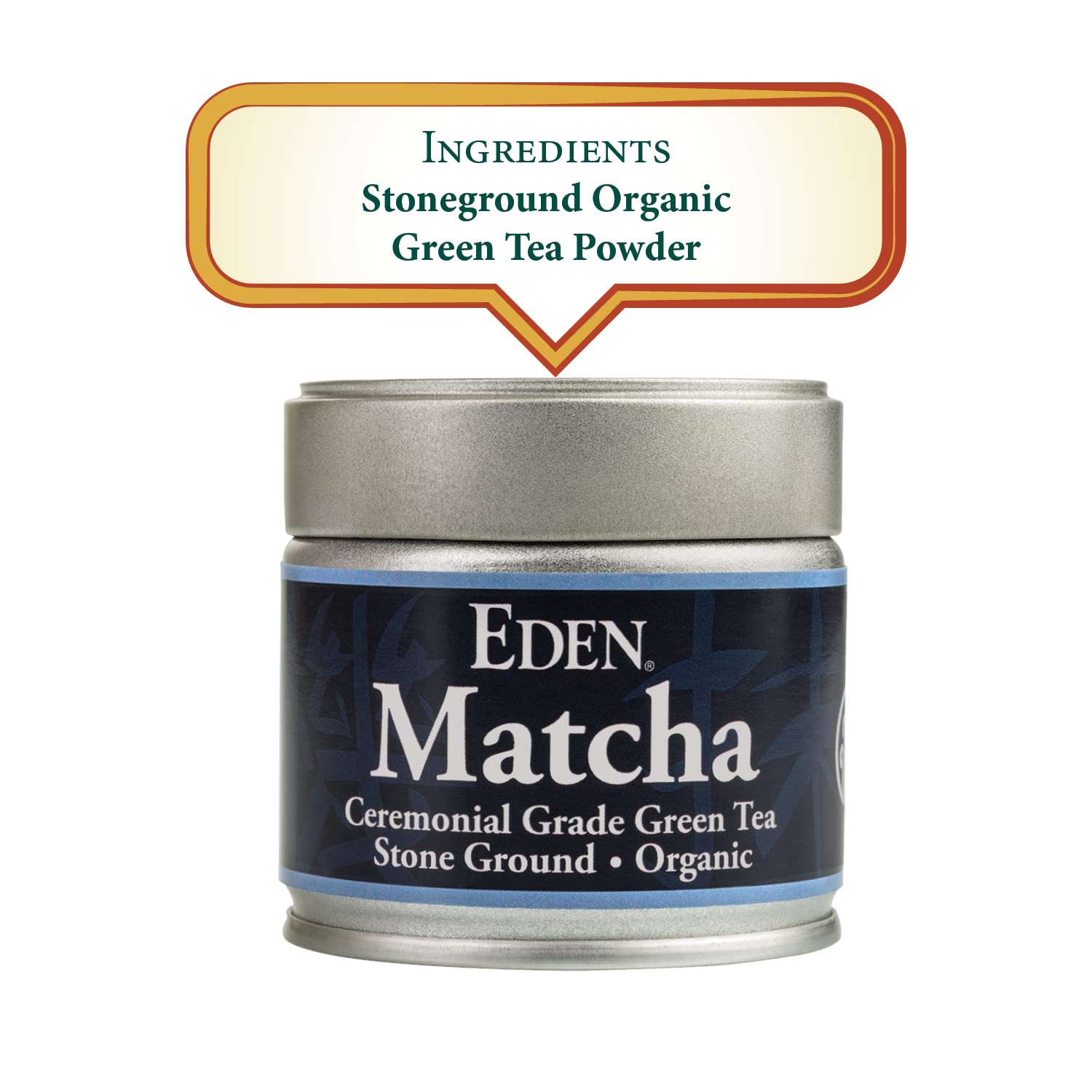 Eden Organic Matcha Green Tea Powder Ceremonial Grade Stone Ground from Japan 30 g — view 2