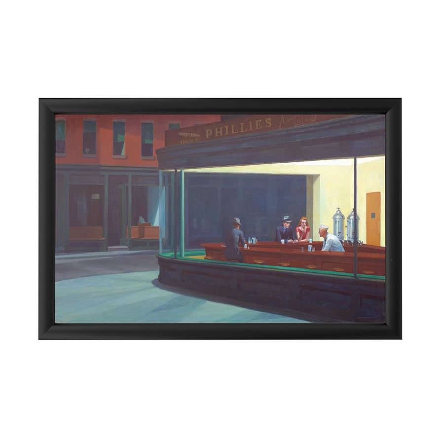Amazon.com: Trademark Fine Art Edward Hopper 'Nighthawks