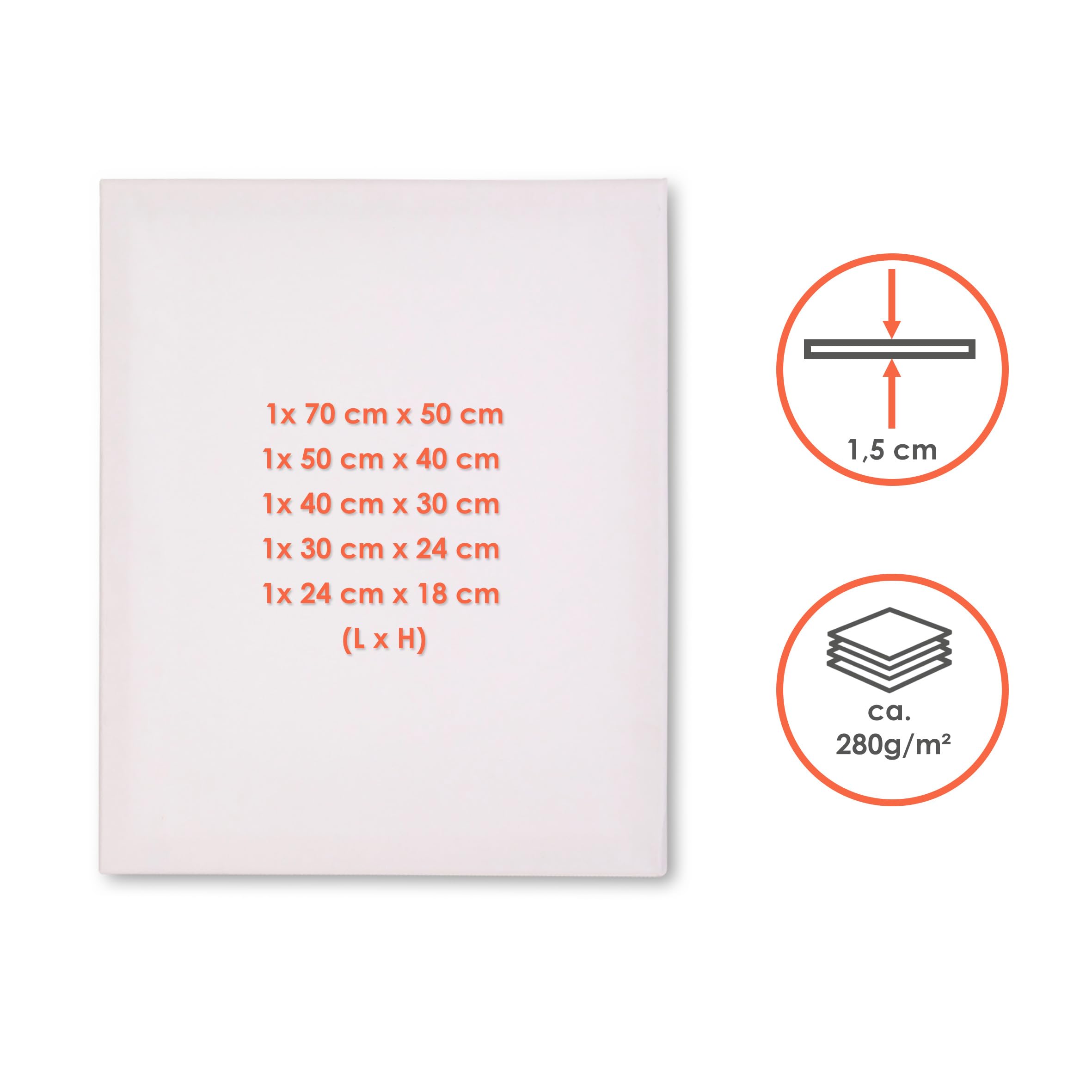 Lijsten Nederland | Spieraam 4,5 x 2,0 cm op maat met 1 dwarslat