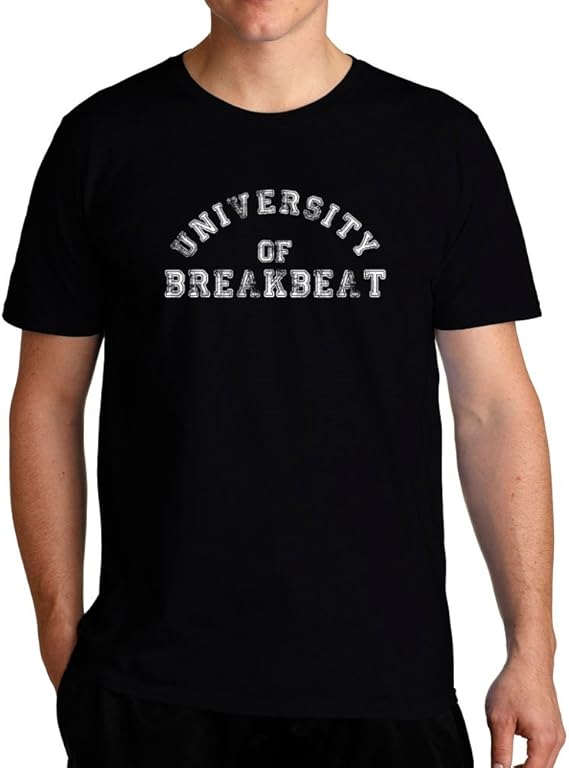 Eddany University of Breakbeat T-Shirt : Amazon.co.uk: Clothing